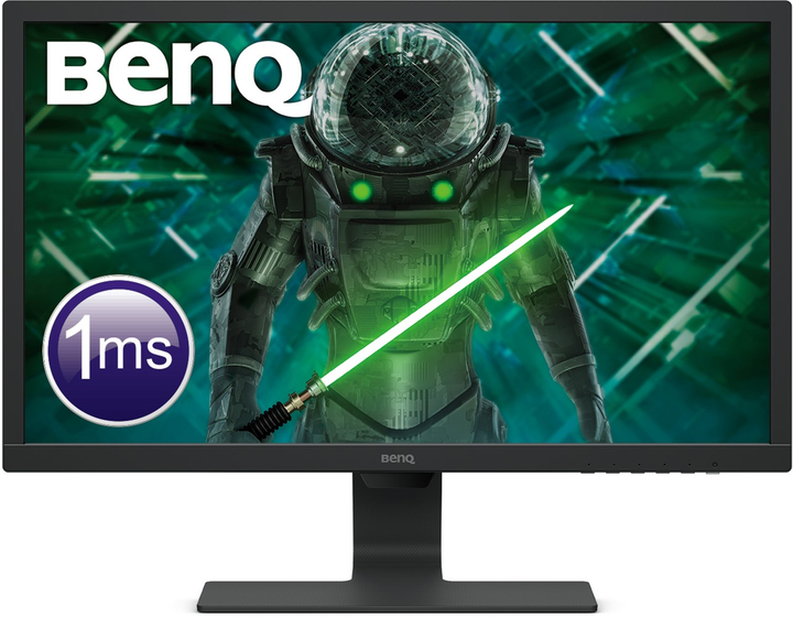 Monitor 24" BenQ GL2480, czarny (9H.LHXLB.QBE/9H.LHXLB.VBE) - obraz 1