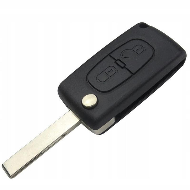 Корпус выкидного ключа с заготовкой для PEUGEOT 207 Партнер 307 308 407 ...