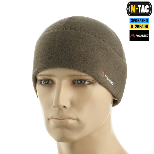 Шапка M-Tac Watch Cap фліс Light Polarteс, оливковий, XL - изображение 1