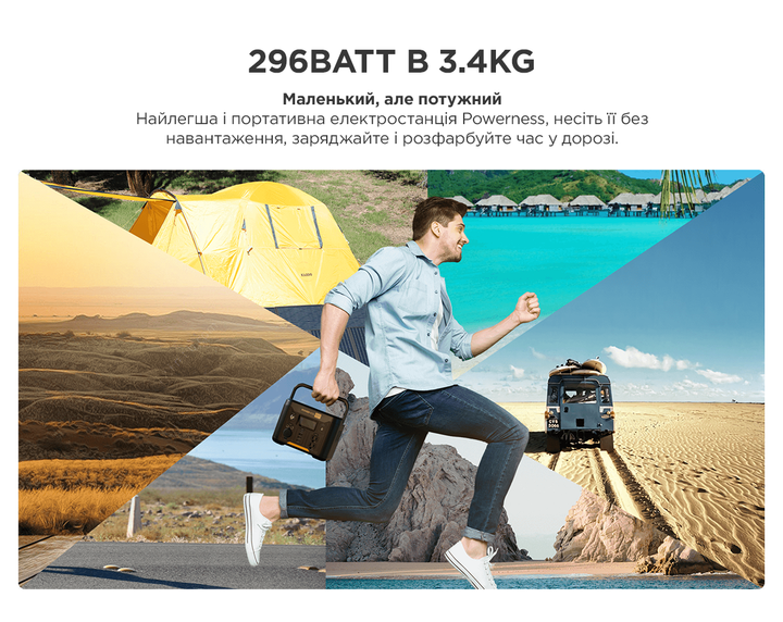 Зарядна станція Powerness U300 / 300 Вт / 296 Вт⋅год / Li-ion (U300) - зображення 14