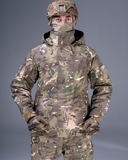 Тактична штурмова куртка UATAC Gen 5.2 M Мультикам FOREST Ліс з флісовою парою - зображення 1