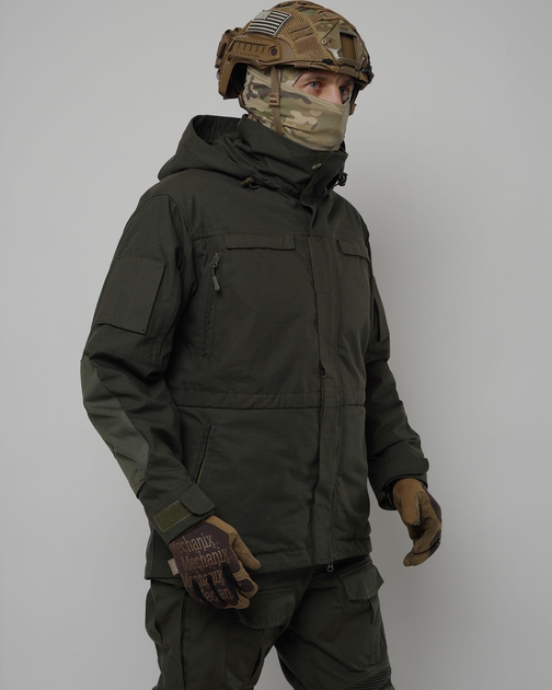 Тактическая штурмовая куртка UATAC Gen 5.2 3XL Олива c флисовой парой - изображение 2