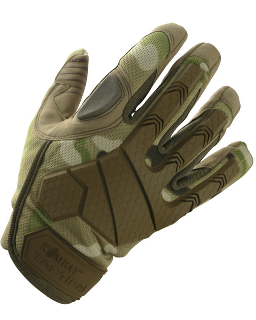 Рукавички тактичні KOMBAT UK Alpha Tactical Gloves, мультікам, S - изображение 1