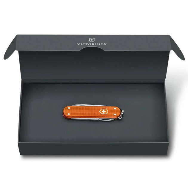 Нож складной 58 мм, 5 функций Victorinox CLASSIC SD Оранжевый - изображение 2