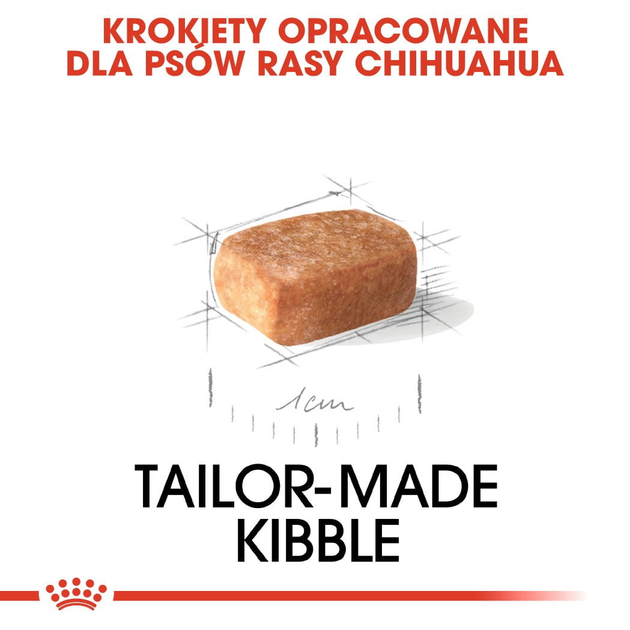 Sucha karma dla szczeniąt rasy chihuahua Royal Canin Chihuahua Puppy 1.5kg (3182550722544) (24380151) - obraz 4