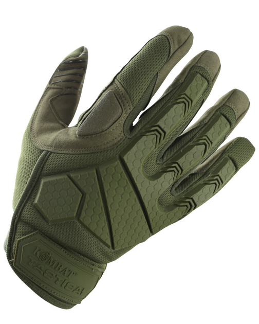 Рукавички тактичні KOMBAT UK Alpha Tactical Gloves, оливковий, XL - зображення 1