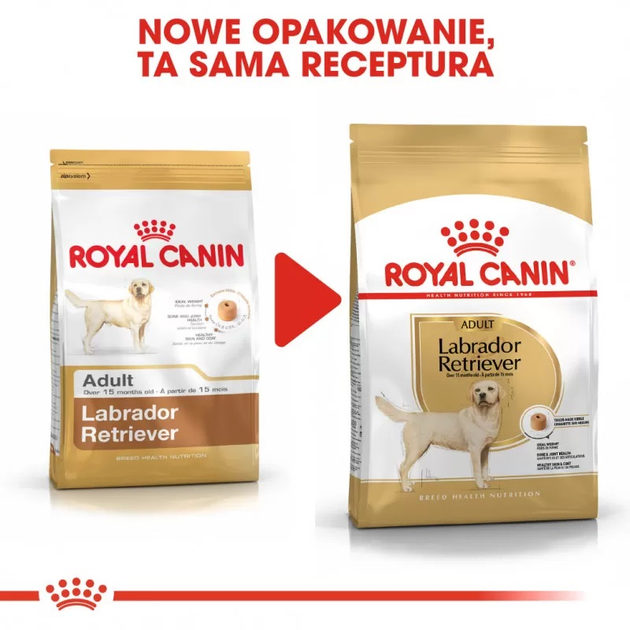 Сухий повнораційний корм для собак Royal Canin Labrador Retriever Adult породи лабрадор ретрівер віком від 15 місяців 12 кг (3182550715645) (2487120) - зображення 6