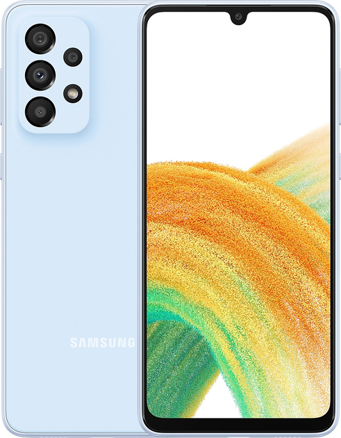 Мобільний телефон Samsung Galaxy A33 5G 6/128GB Light Blue (TKOSA1SZA1079/TKOSA1SZA1056) - зображення 1