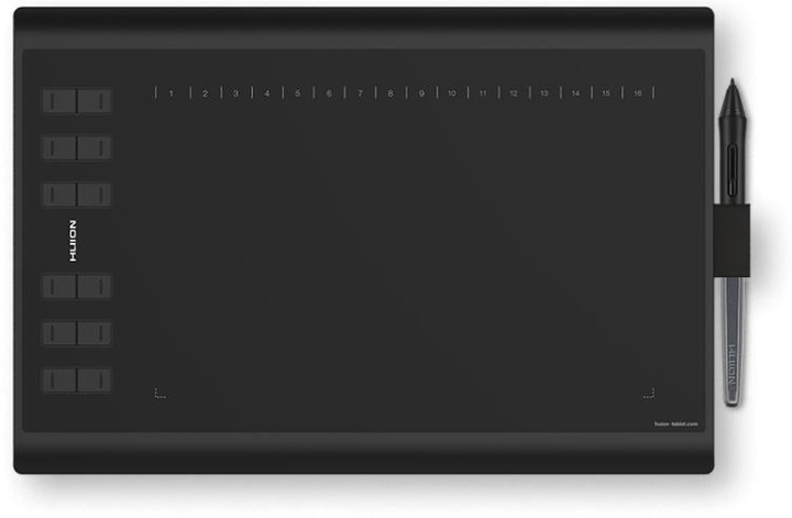 Графічний планшет Huion H1060P + рукавичка - зображення 1