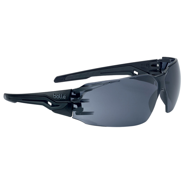 Балістичні захисні окуляри, SILEX+, Bolle Safety, Black with Smoke Lens - зображення 1