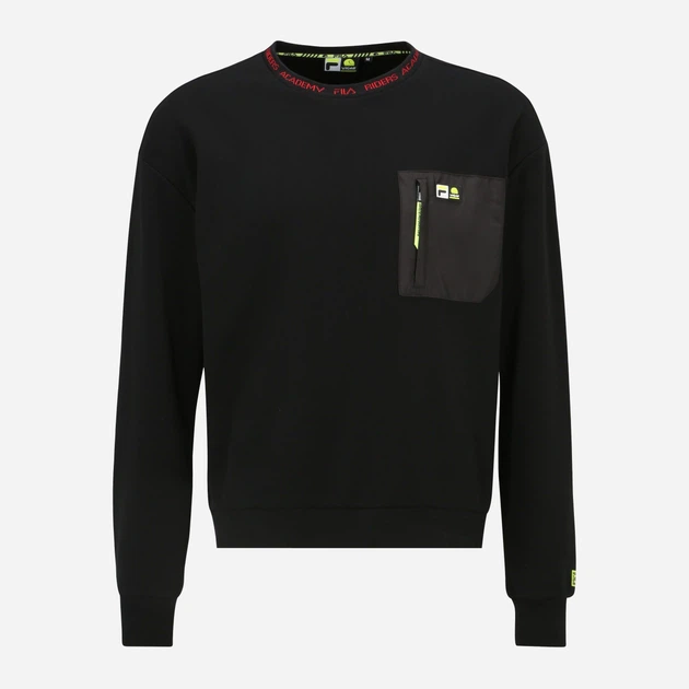 Bluza bez kaptura męska Fila FAM0254-80010 XL Czarna (4064556376275) - obraz 4