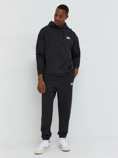Bluza męska z kapturem Fila FAM0147-80001 M Czarna (4064556351579) - obraz 3