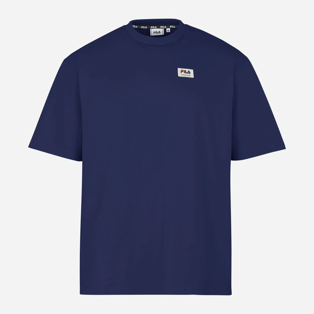 T-shirt męski basic Fila FAM0146-50016 L Niebieski (4064556288837) - obraz 5