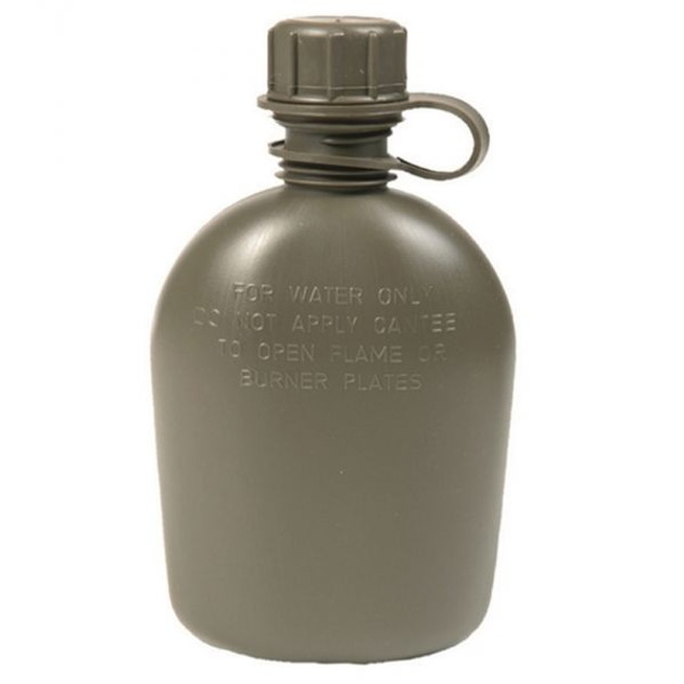 Фляга пластикова Mil-Tec 1Qt Olive - зображення 2