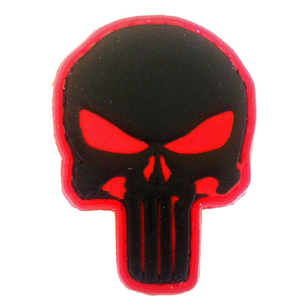 Патч PVC Punisher (Каратель) Red - зображення 2