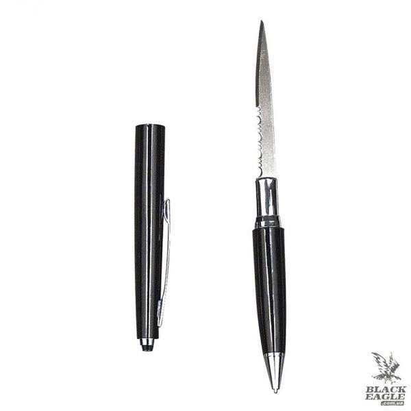 Тактична ручка Rothco Pen & Knife Combo Black - зображення 1