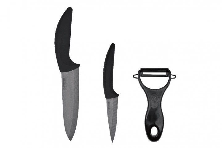 Набір ножів Vinzer (89132) Black blade з 3 предметів – купить