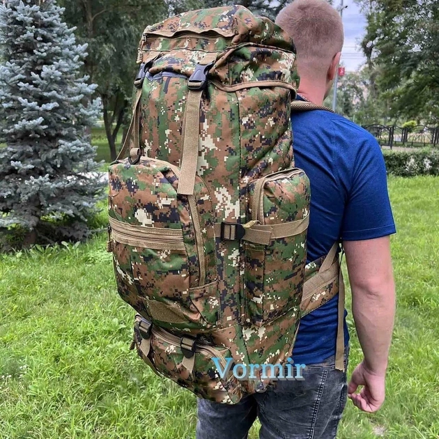 Тактический военный рюкзак Tactic-09 Pixel 80л - изображение 1
