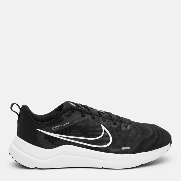 Акція на Чоловічі кросівки для бігу Nike Downshifter 12 DD9293-001 42.5 (9) 27 см Чорні від Rozetka