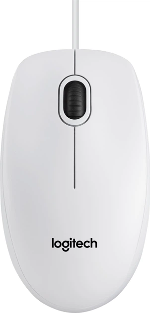 Mysz Logitech B100 USB Biała (910-003360) - Zdjęcie 1 Mysz Logitech B100 USB Biała (910-003360) - obraz 1