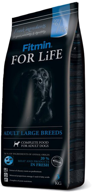 Сухий корм для дорослих собак Fitmin dog For Life Adult large breed - 3 кг (8595237013524) - зображення 1