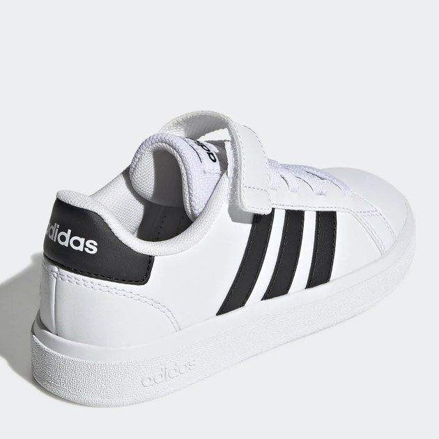 Tenisówki chłopięce adidas GW6521 35 Białe z czarnym (5904862421636) - obraz 3