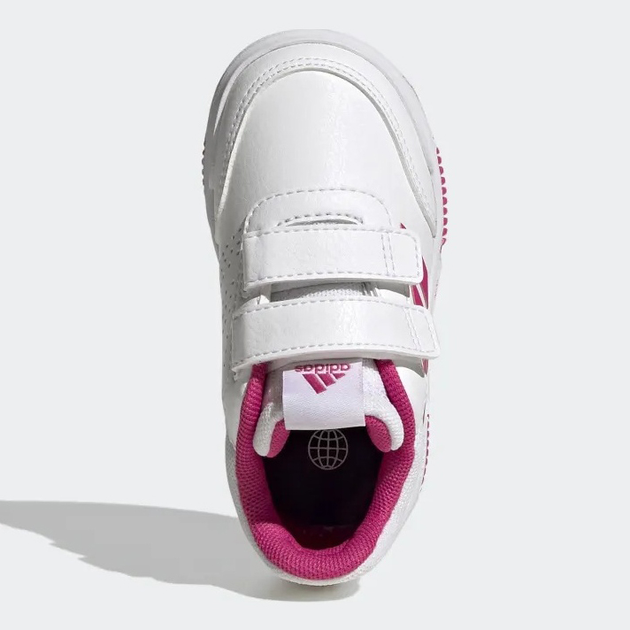 Sneakersy dziecięce dla dziewczynki na rzepy adidas GW6468 23 Białe (5904862421469) - obraz 4