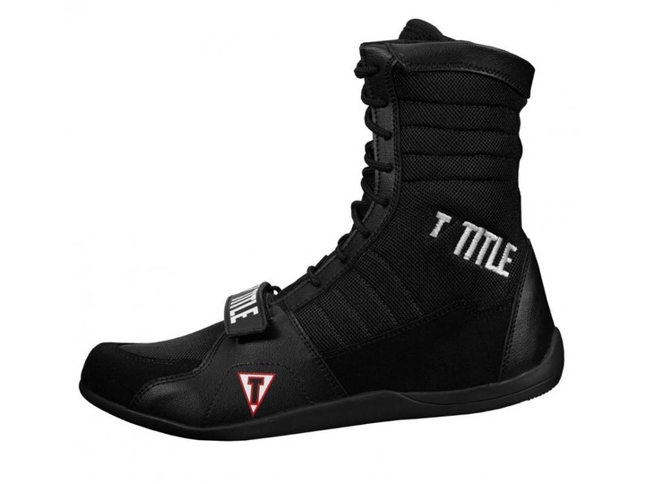 TITLE Boxing High-Top Leather Boxing Shoes Sale, Opentip, 46% OFF