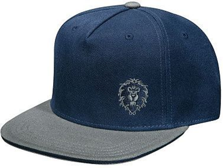 Бейсболка World of Warcraft Team Alliance Snap Back Hat-One Size-Blue-Gray 