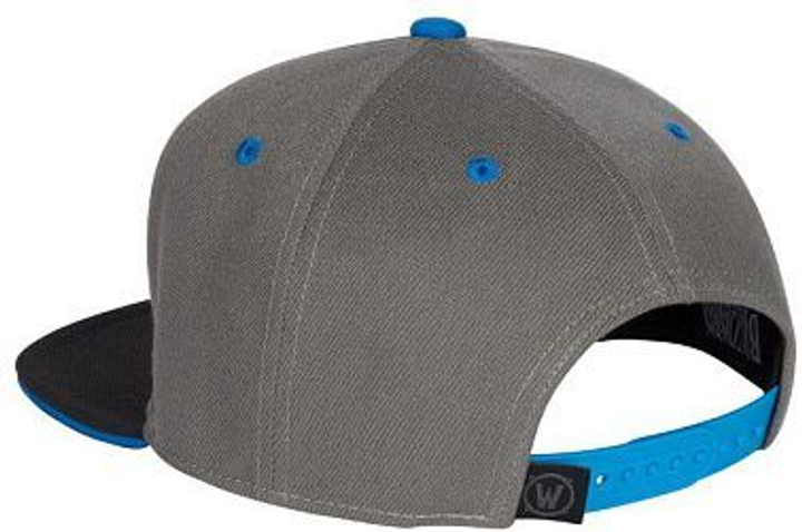 Бейсболка World of Warcraft Stand As One Snap Back Hat-One Size-Gray-Black 