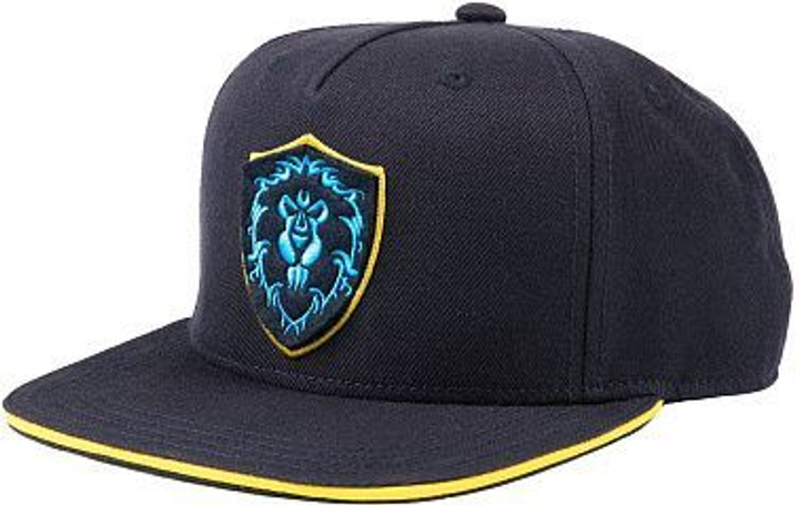 Бейсболка World of Warcraft 15th Anniversary Alliance Snapback Hat-One Size-Navy 