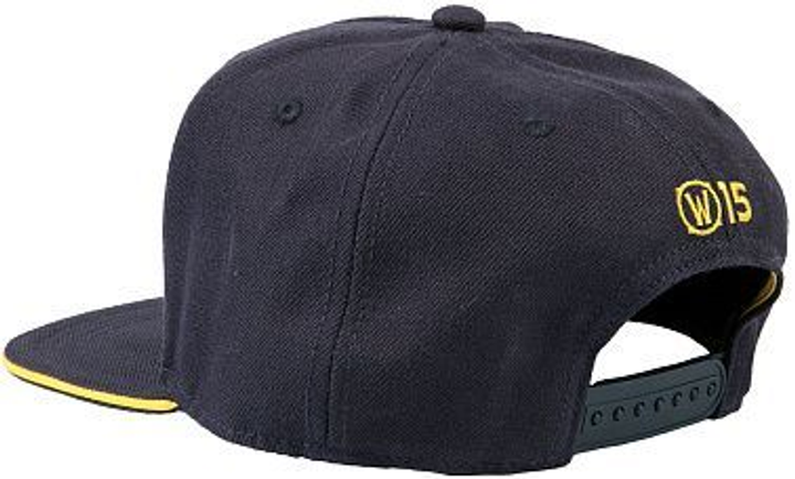 Бейсболка World of Warcraft 15th Anniversary Alliance Snapback Hat-One Size-Navy 