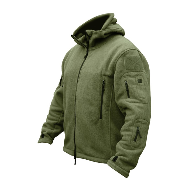 Флисовая кофта Recon Hoodie, Kombat Tactical, Olive, M - изображение 1