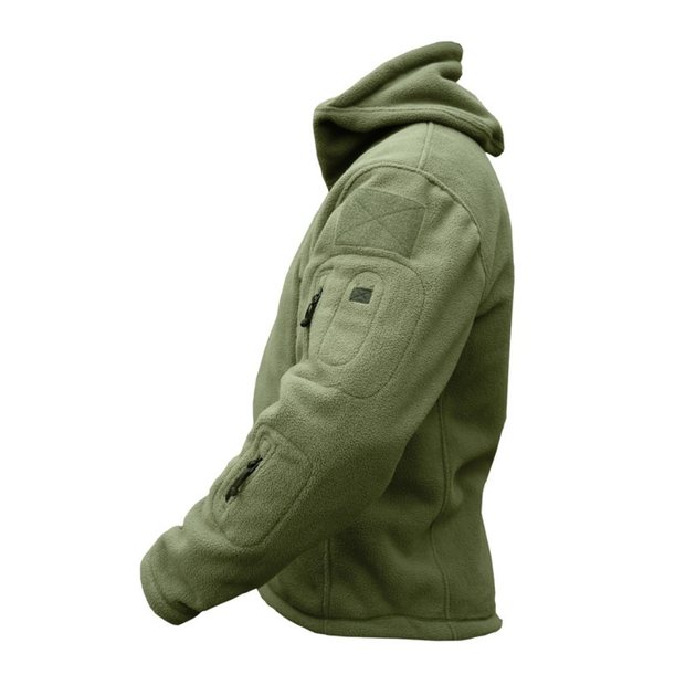 Флісова кофта Recon Hoodie, Kombat Tactical, Olive, S - Фото 4 Флісова кофта Recon Hoodie, Kombat Tactical, Olive, S - зображення 4