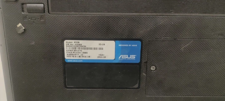Ноутбук Б-класс Asus K53B / 15.6