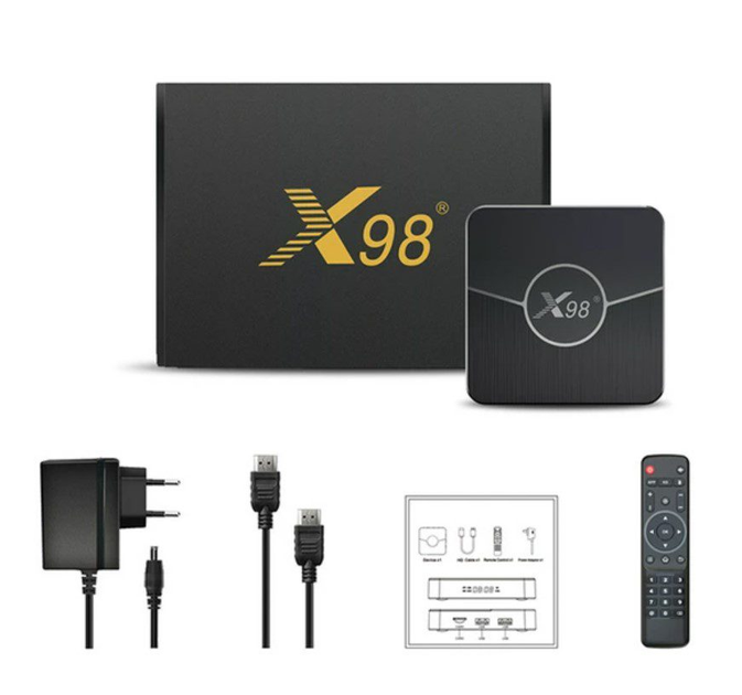 Смарт ТВ приставка Android SmartTV Box X98 Plus 4Гб/32Гб 8K HDR - изображение 6