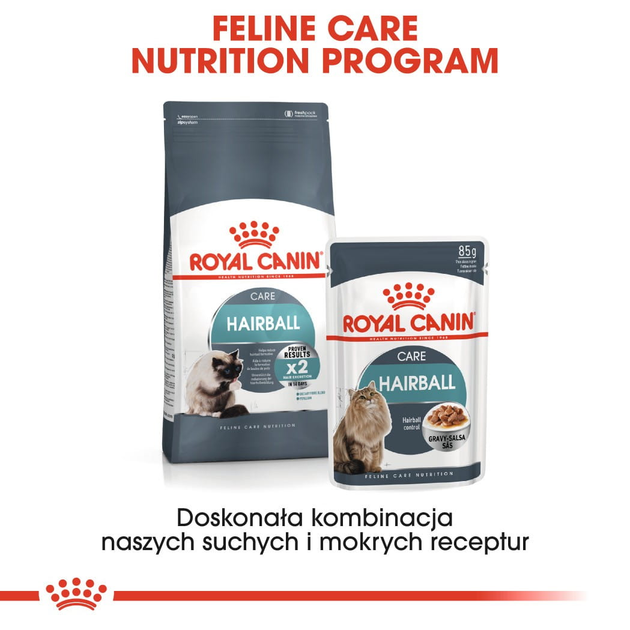 Sucha karma dla kotów Royal Canin Hairball Care 2 kg (3182550721400) (2534020) - obraz 7