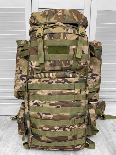 Тактичний великий армійський рюкзак 100+10 літрів мультикам - зображення 1