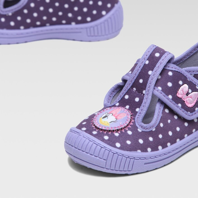 Kapcie dziecięce dla dziewczynki Mickey&Friends SS23-177DSTC 22 Fioletowe (5904862545691) - obraz 4