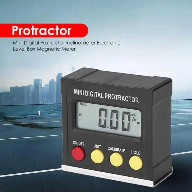 Кутомір з магнітною основою Digital Mini Protractor – фото, відгуки ...