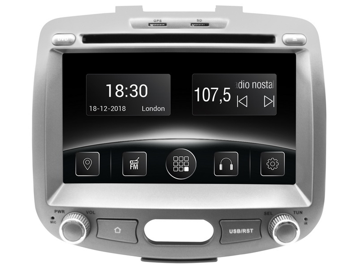 Мультимедийная система Gazer CM5007-PA для Hyundai i10 2007-2013 - изображение 1