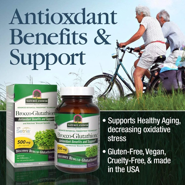 Nature's Answer Brocco-Glutathione 60 капсул - зображення 3