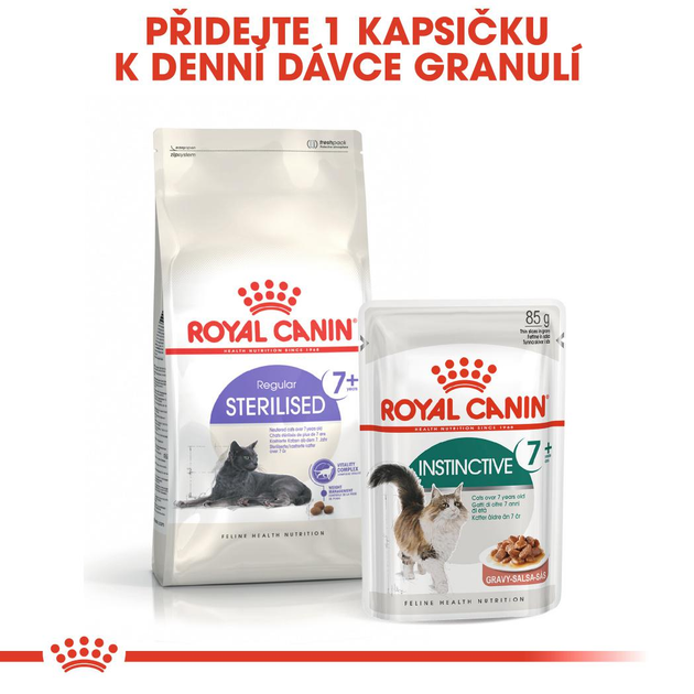 Сухой корм для дорослих стерилізованих кішок Royal Canin Sterilised 7+ 1.5 кг (3182550784566) (2560015) - зображення 8