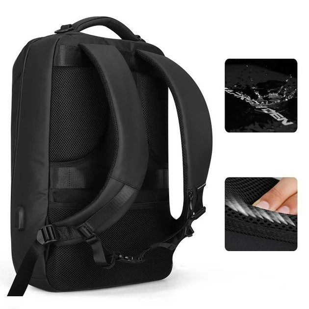 Рюкзак міський Mark Ryden MR 9031Y BK для ноутбука 15,6" USB об'єм 26 л. - Фото 6 Рюкзак міський Mark Ryden MR 9031Y BK для ноутбука 15,6" USB об'єм 26 л. - зображення 6