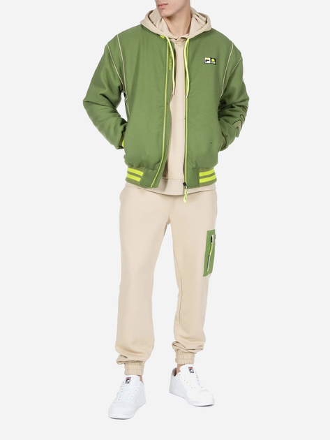 Kurtka bomberka męska Fila FAM0253-60019 XL Zielona (4064556377289) - obraz 3