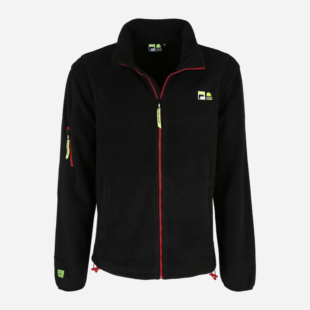 Bluza męska rozpinana streetwear polarowa Fila FAM0256-80010 2XL Czarna (4064556377425) - obraz 5