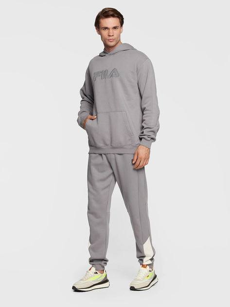 Худі чоловіче Fila FAM0277-80027 2XL Сіре (4064556362469) - зображення 3