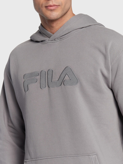 Худі чоловіче Fila FAM0277-80027 2XL Сіре (4064556362469) - зображення 4