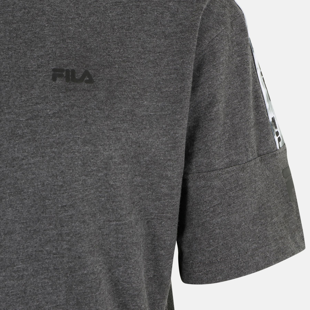 Футболка чоловіча Fila FAM0194-80029 L Темно-сірий меланж (4064556293206) - зображення 5