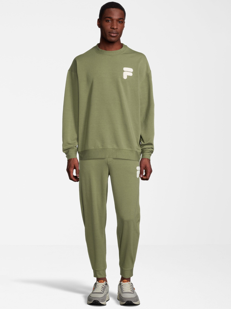 Bluza bez kaptura męska Fila FAM0137-60012 L Zielona (4064556333865) - obraz 3